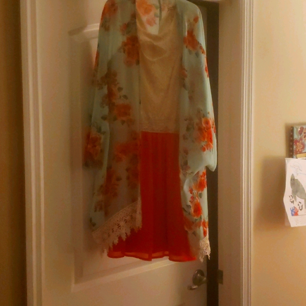 Accidentally In Love Dress with Kimono